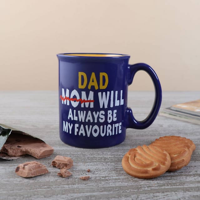 Coffee Mug Perfect Gift For Father's Day Royal Blue Ceramic Mug For Father