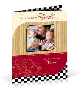 For My Dear Father Personalised Card Perfect Gift For Father's Day