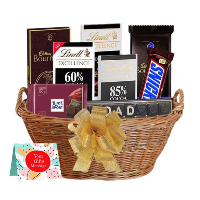 Dad Gift Hamper with Personalised Card Perfect Gift For Father's Day