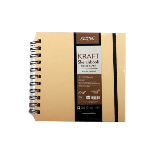 KRAFT SKETCHBOOK 100 GSM 100 SHEETS