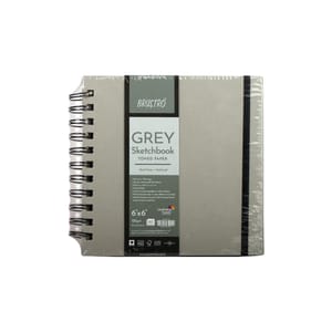 GREY SKETCHBOOK 120 GSM 60 SHEETS