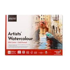 WATERCOLOUR PAD 25% COTTON COLD PRESSED