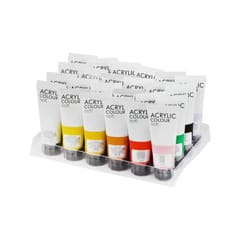 ACRYLIC COLOUR SET (24 SHADES X 22 ML)