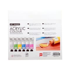 METALLIC ACRYLIC COLOUR FOR STUDIO (6 SHADES X 75 ML)