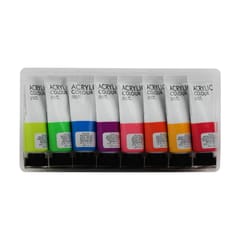 NEON ACRYLIC COLOUR SET (8 SHADES X 22 ML)