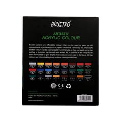 ACRYLIC COLOUR (24 SHADES X 12 ML)