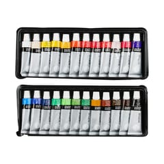 DALER ROWNEY SIMPLY ACRYLIC COLOUR TUBE SET (24 X 12ML)