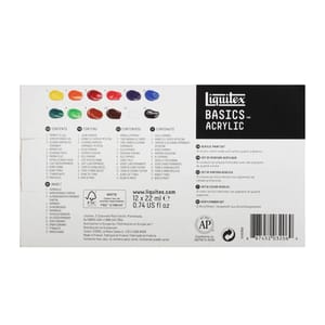 BASICS ACRYLIC (12 SHADES X 22 ML)