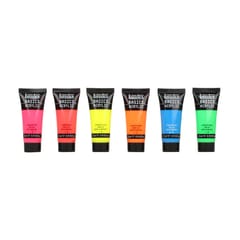 BASICS ACRYLIC FLUORESCENTS (6 SHADES X 22 ML)