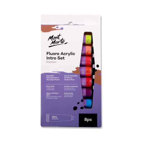 FLUORO ACRYLIC INTRO SET PREMIUM 8 SHADES