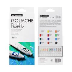 GOUACHE COLOUR (12 SHADES X 12 ML)