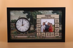 Friend Reasons Why I Love You Wooden Clock , Home Decor