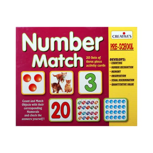 PRE-SCHOOL NUMBER MATCH