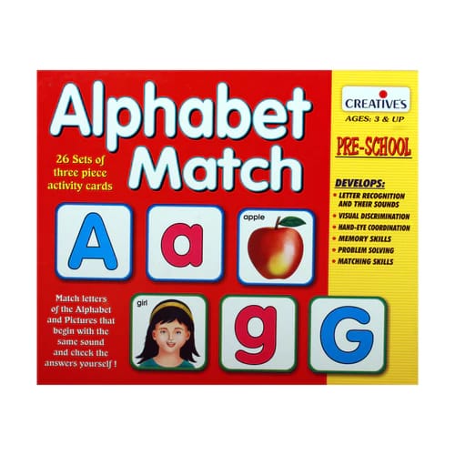 PRE-SCHOOL ALPHABET MATCH