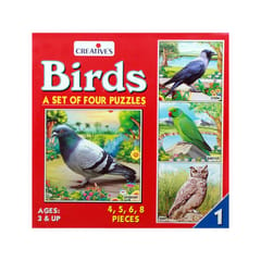 BIRDS A SET OF 4 PUZZLES NO.1