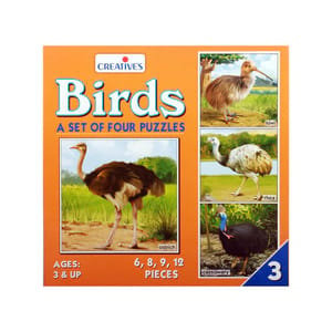 BIRDS A SET OF 4 PUZZLES NO.3