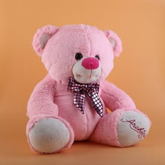 Beautiful Pink Teddy Bear with Pink Bow Soft Toy 40 cm Home Decor , Soft Toy For Kids , Birthday, Anniversary.