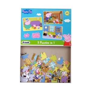 PEPPA PIG 3 PUZZLES IN 1 (26 PCS)