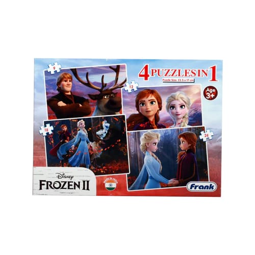 DISNEY FROZEN II 4 PUZZLES IN 1 (24 PCS)