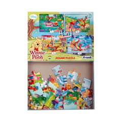 DISNEY WINNIE THE POOH JIGSAW PUZZLE 4 IN 1