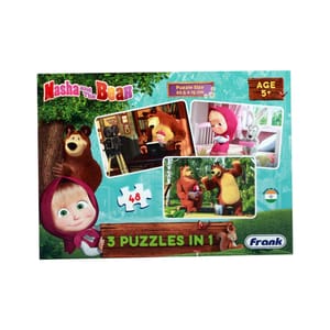 MASHA AND THE BEAR 3 PUZZLES IN 1 (48 PCS)
