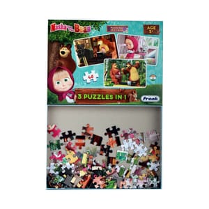 MASHA AND THE BEAR 3 PUZZLES IN 1 (48 PCS)