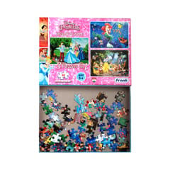 DISNEY PRINCESS JIGSAW PUZZLE 3 PUZZLES IN 1 (48 PCS)