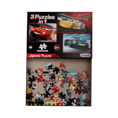 DISNEY PIXAR CARS JIGSAW PUZZLE 3 PUZZLES IN 1 ( 48 PCS)