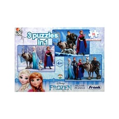 DISNEY FROZEN JIGSAW PUZZLE 3 PUZZLES IN 1 (26 PCS)