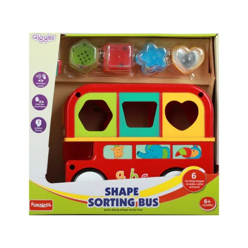 GIGGLES SHAPE SORTING BUS