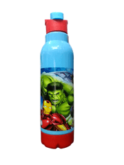 Avengers Steel Iceberg Insulated Bottle-550 ml with Free Cap Inside Steel Inner for Kids Keep Warm & Cold for Long Time