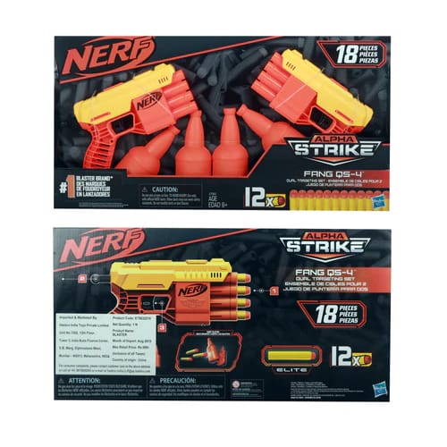 NERF ALPHA STRIKE FANG QS-4 (18 PIECE)