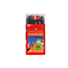 FABER-CASTELL 15 TRIANGULAR WAX CRAYON (TRIANGLE BOX)