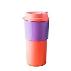 Tupperware Plastic Tumbler - 1Pc, Pink, 490Ml ,For Gift ,Drinkwear , Mug ,For Girls