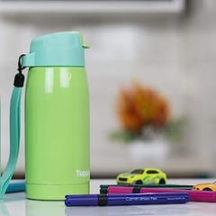 Tupperware Alloy Steel Sipper Bottle 550ml , Set of 1 , Green, For School Student ,Sipper Bottle