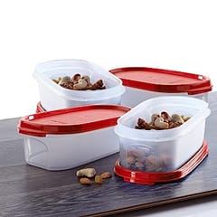 Tupperware Oval Dry Storage Containers 500ml (Set of 4)