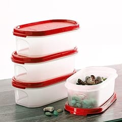 Tupperware Oval Dry Storage Containers 500ml (Set of 4)