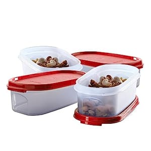 Tupperware Oval Dry Storage Containers 500ml (Set of 4)