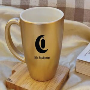 Unbreakable Eid golden Coffee mug set of 1 (300ML)