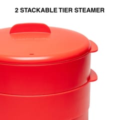 Tupperware 2 Tier Multipurpose Steamer Steam It 1pc, Home Appliances