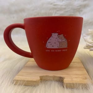 Red Rice Husk Coffee Mug - Valentine Special set of 1