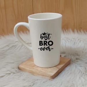 Customized Best Bro Ever Tall coffee mug set of 1 (350ML)