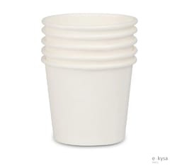 Paper Cups Disposable Paper Cups Tea/Coffee/Water Cups/Glass/Mugs 110 ml (50 pc) ( Print as Per Available)