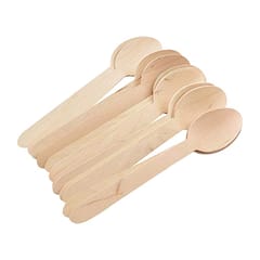 Disposable Wooden Spoons, 140 mm ,Spoon for Home Use , Eco-Friendly , Disposable Spoon , 1000 Pieces/Pack , Pack of 1