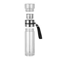 400ml Stainless Steel Temperature Water Bottle Thermos, Double Wall Vacuum Intelligent Cup with Smart Display for Office, Home, Gym, Outdoor Travel Hot and Cold Drinks with Infuser & Green Tea  Combo set of 1 Pc for Corporate Gift