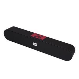 Aroma Studio-39 Play Red Bluetooth Soundbar is a compact and versatile wireless speaker to easily connect and stream audio from any mobile device