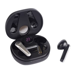 Black Aroma Atlas Wireless Earbuds Control your music and calls with the tap of a finger