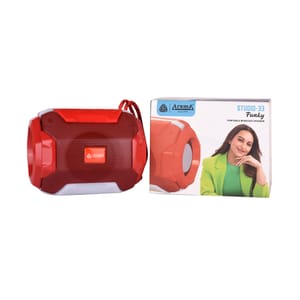 Aroma Studio-33 Funky Red Bluetooth Portable Speaker & it suitable for outdoor use