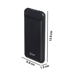 P0109 10000 Encharge- Black Powerbank provides handy support to your devices Suitable for all industries