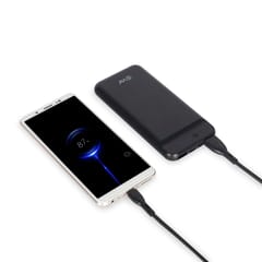 P0109 10000 Encharge- Black Powerbank provides handy support to your devices Suitable for all industries